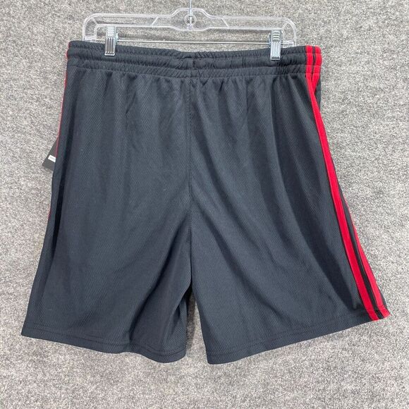 New Essential Elements Activewear Shorts Men L Large Black High Rise Pull On - Picture 2 of 11